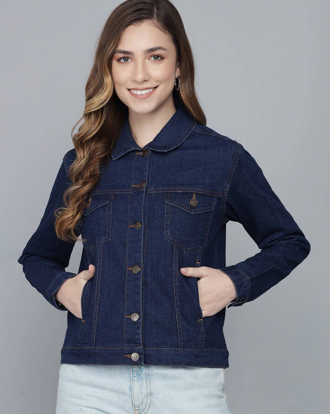 Buy Navy Jackets \u0026 Coats for Women by 