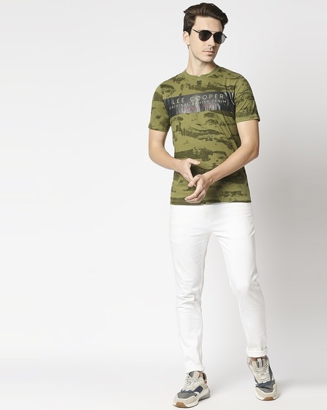 lee cross military camouflage casual green shirt