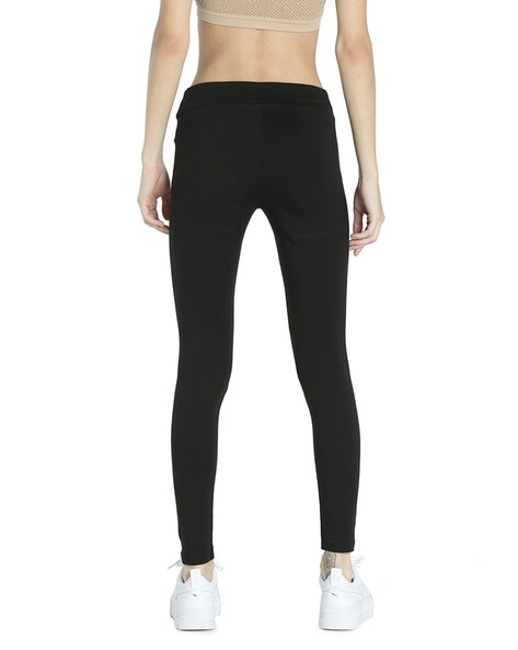 Pack of 2 Capri Leggings with Elasticated Waistband