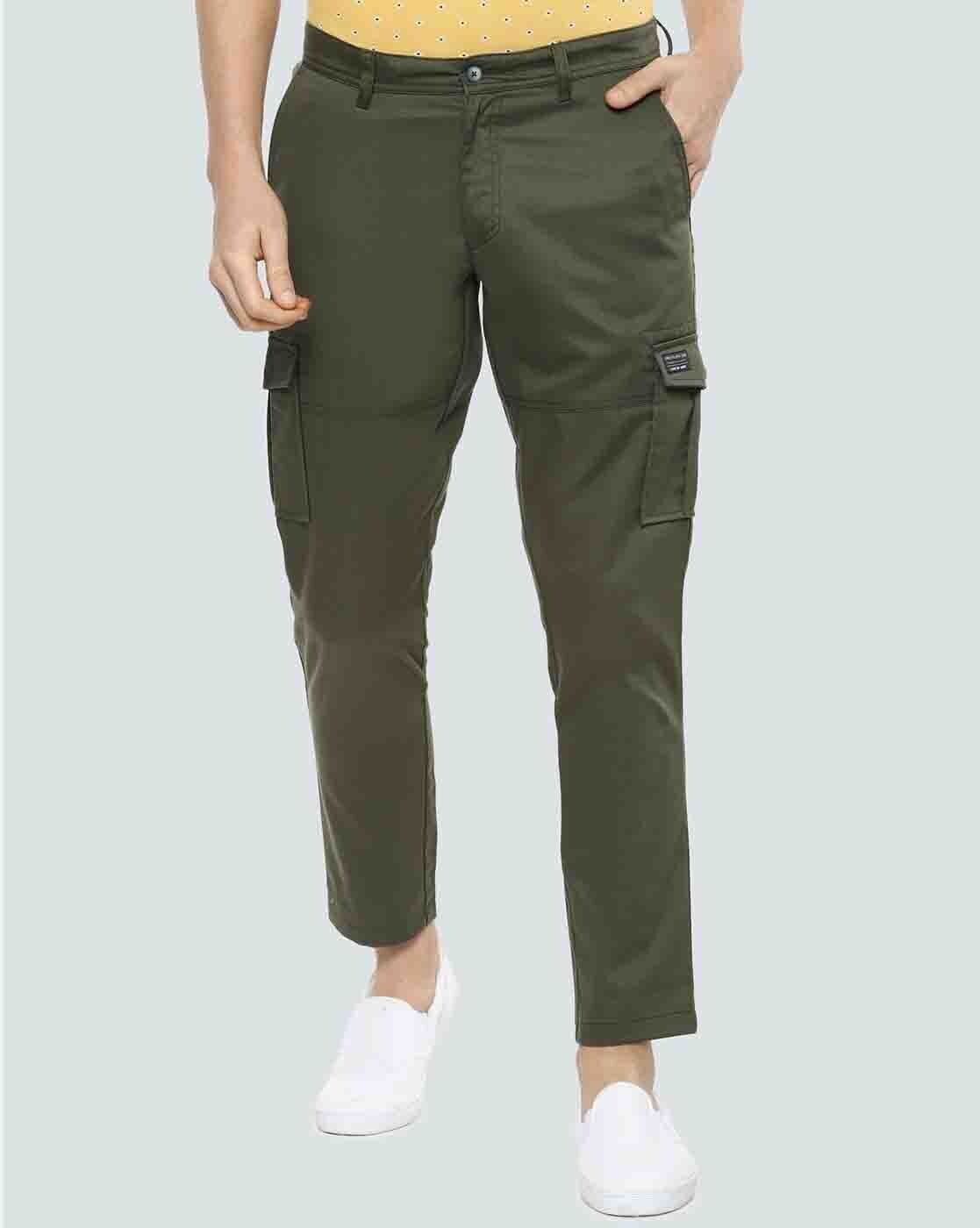 Buy Men Black Slim Fit Solid Flat Front Formal Trousers Online - 596772 | Louis  Philippe
