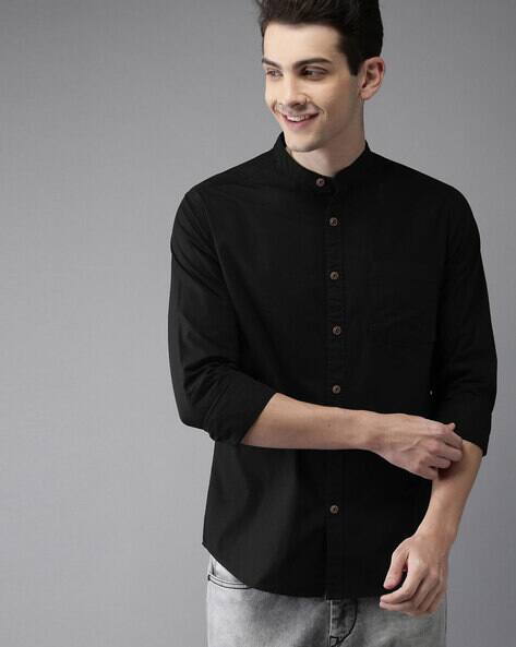 Black Shirts for Men by ZAVLIN Online 
