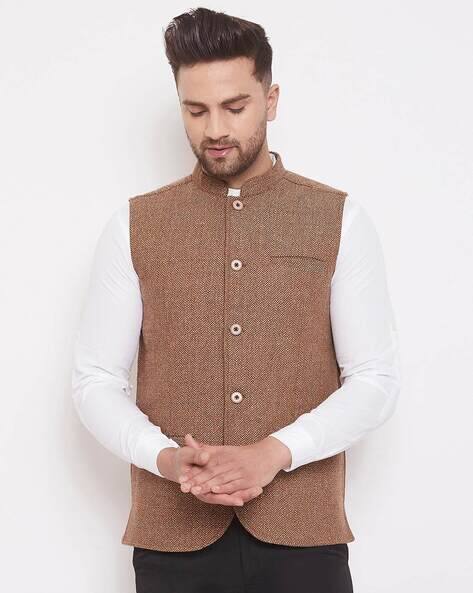 nehru jacket sleeveless