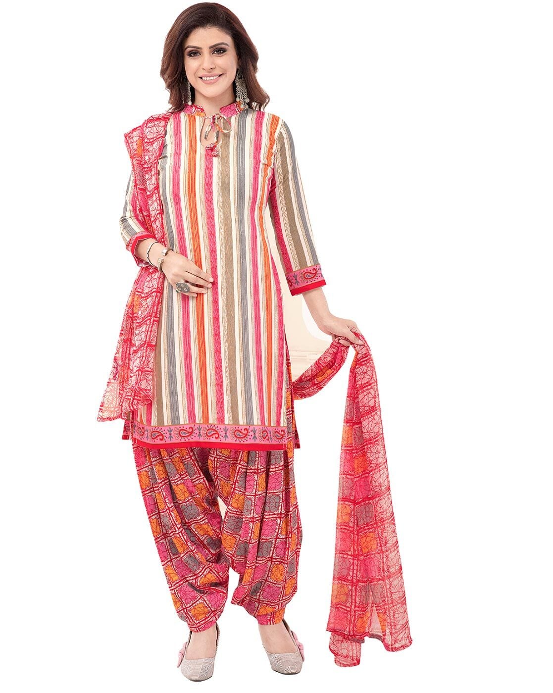 Buy Multi Dress Material for Women by SALWAR STUDIO Online | Ajio.com