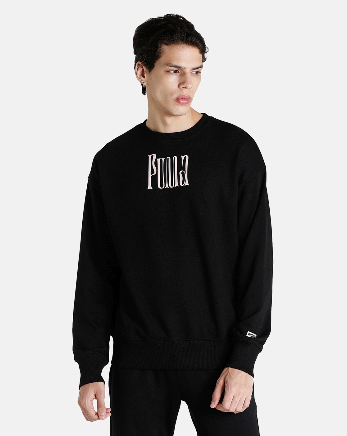 Black graphic cheap sweatshirt