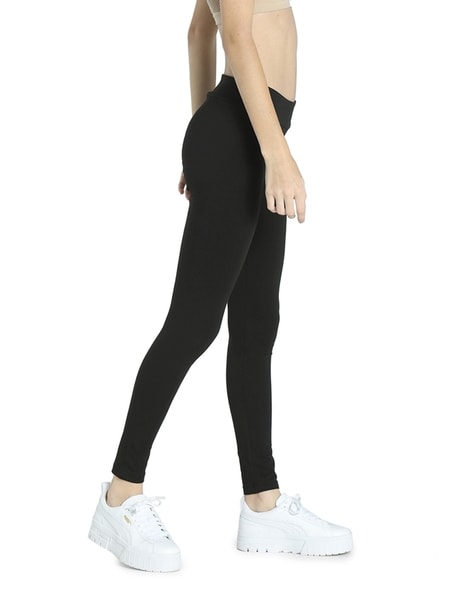 Pack of 2 Capri Leggings with Elasticated Waistband