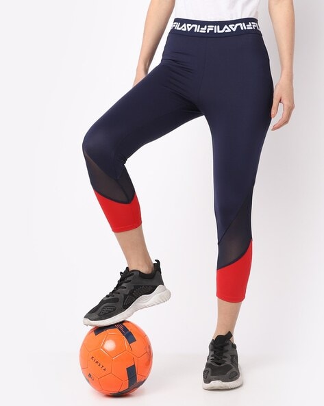 Buy Blue Leggings for Women by FILA Online