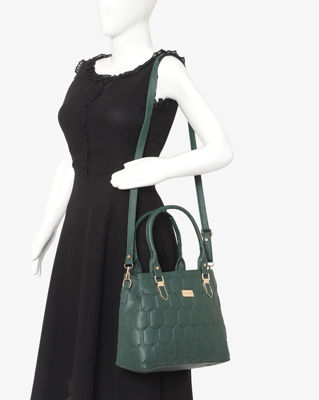 Bottle Green Crossbody Bag - Designer clothes shop | Designer brands  clothes | Womens designer clothes | Designer brands UK | Clothing Lancaster
