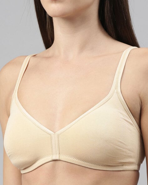 V-N-F Wireless Bras for Women Full Support No Underwire and Lift, No Wire  Full Coverage Bras for Women Wirefree, Smoothing T-Shirt Bras Padded Bras  for Women Beige : : Clothing, Shoes 