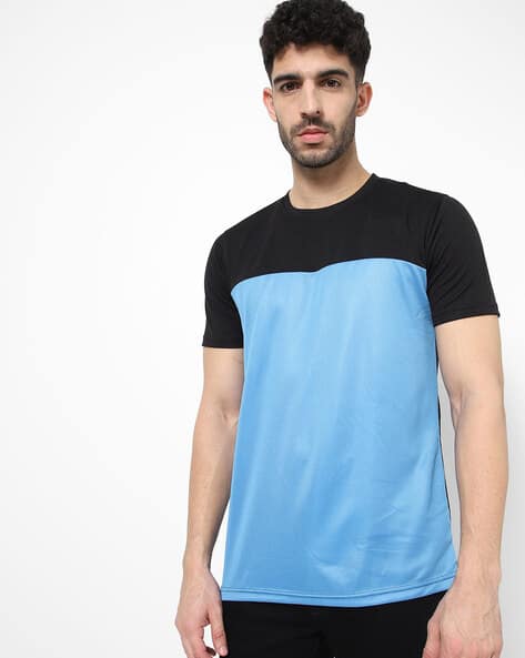 Colourblock Crew-Neck T-shirt
