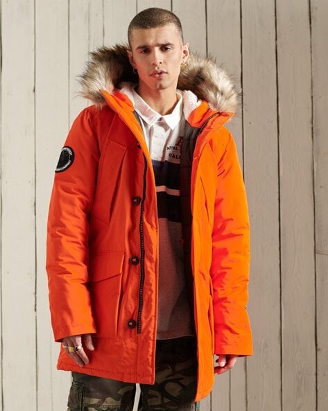 Parka outlet homme orange