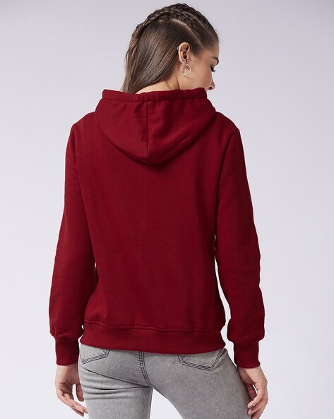 Buy Maroon Sweatshirt & Hoodies for Women by MISS CHASE Online