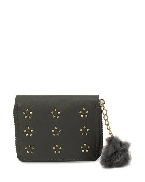 pom pom wallet
