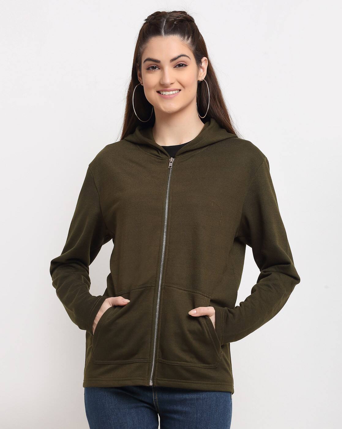 Buy Olive Jackets \u0026 Coats for Women by 