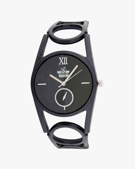 Classic Male Black Analog Leather Watch DW00100124 – Just In Time