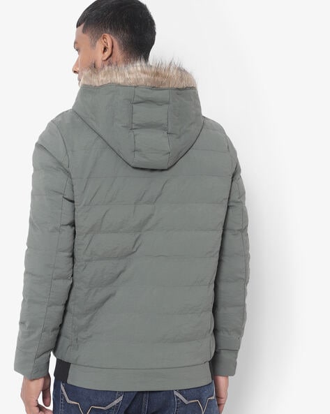 Levi's men's shorty outlet snorkel quilted hoody bomber