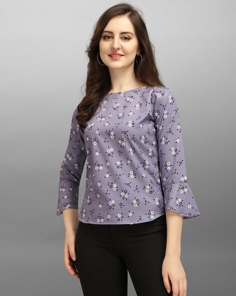 Buy Grey Tops for Women by Wedani Online