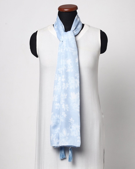 Floral Print Scarves with Tassels Price in India
