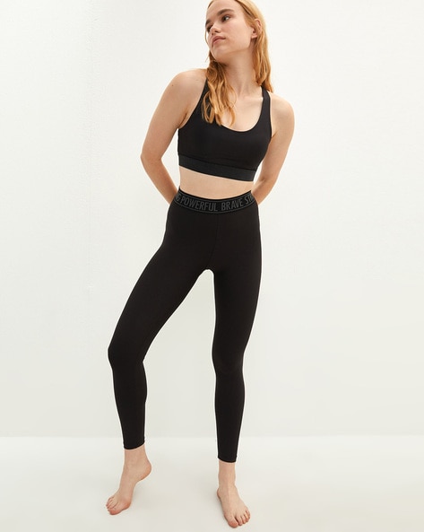 Buy Black Leggings for Women by LC Waikiki Online