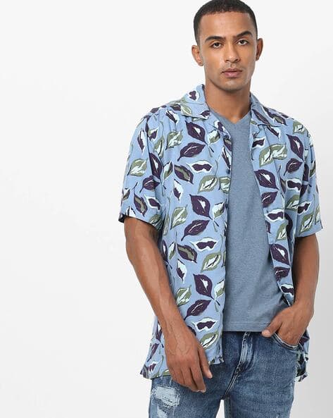 Buy Blue Shirts for Men by Blue Saint 