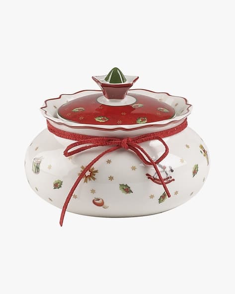 ☆Villeroy & Boch お菓子の家置物 Buy VILLEROY & BOCH Toy'S Delight Box Small Storage Jar | White