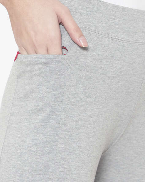 Buy Grey Leggings for Women by DE MOZA Online