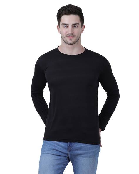 Buy Black Tshirts for Men by FIDATO 
