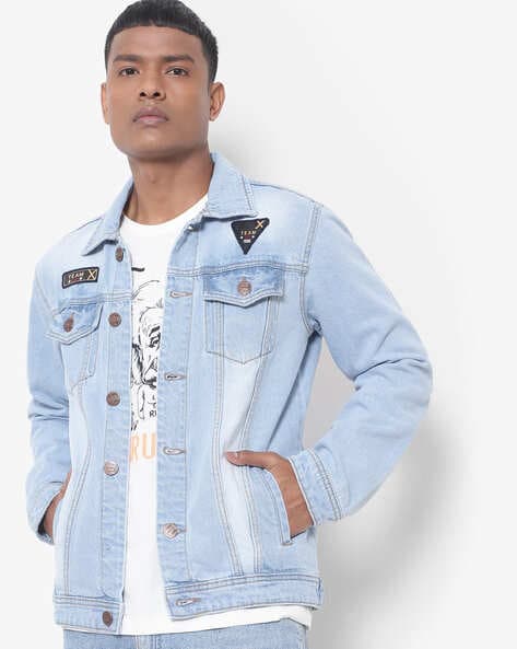 Denim sales jacket ajio