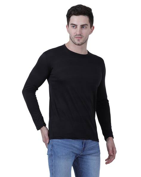 Buy Black Tshirts for Men by FIDATO 
