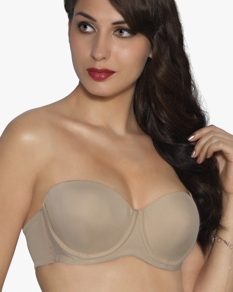Buy Amante Padded Underwired Multiway Push-Up Bra - Brown at Rs.1245 online, Bra online