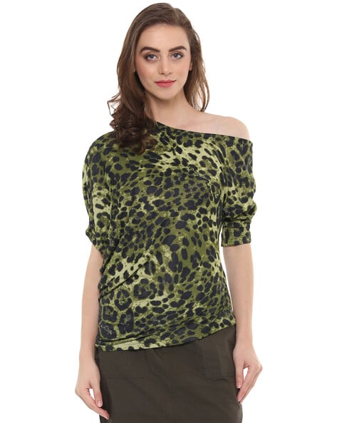 Buy Green Tops for Women by Mayra Online 