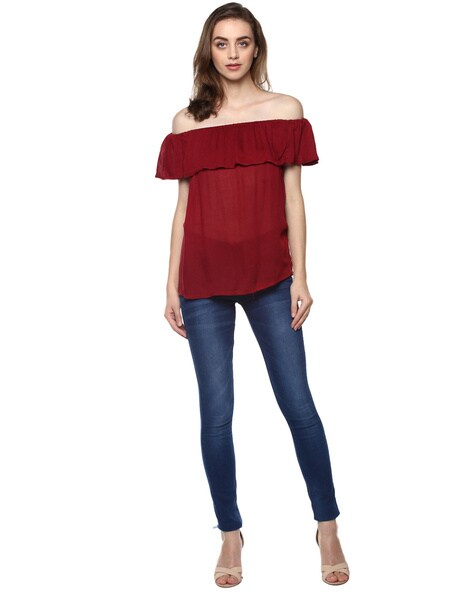 Buy Red Tops for Women by Mayra Online