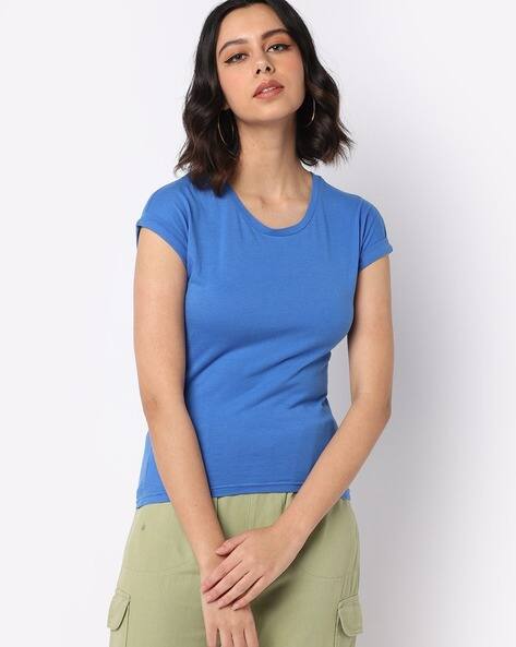 Buy Blue Tops for Women by Deal Jeans 