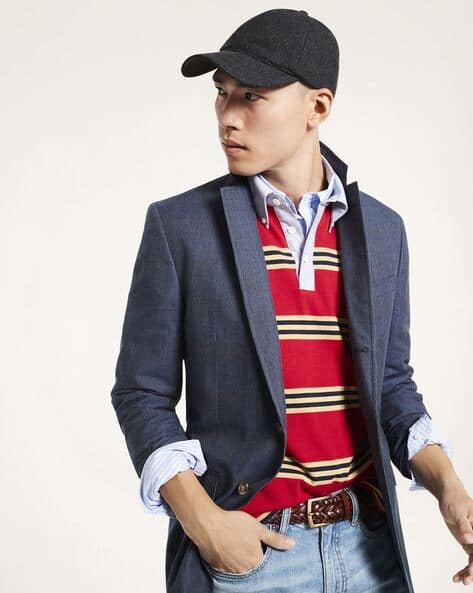 Regent Fit Checked Cotton Coat