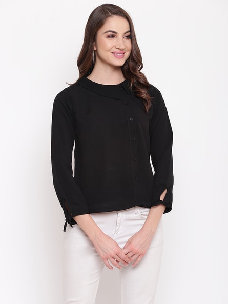 Buy Black Tops for Women by Mayra Online