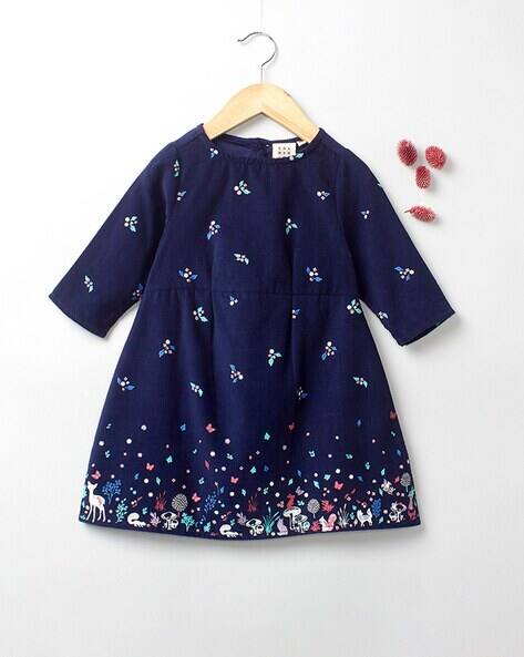 princess polly baby blue dress LADYA COLLECTION Black Corduroy A-Line Midi-Length Front-Button Viola Dress-  Trendyol main image 1