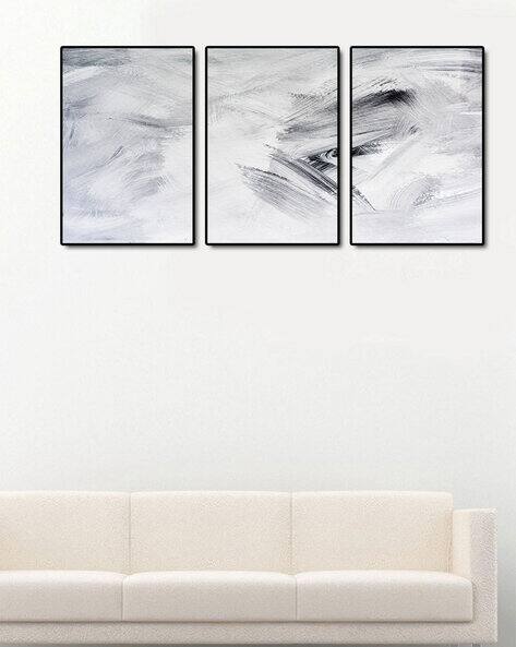 999store Set of 3 Strokes Print Wall Frames
