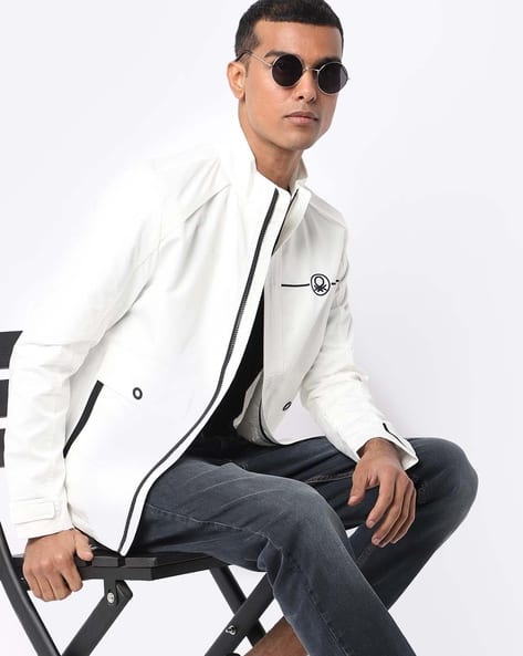 Zip-Front Utility Jacket with Insert Pockets - Main Image