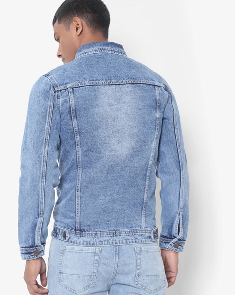 Curvy cropped denim jacket | Medium Blue | ONLY®