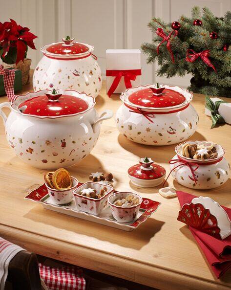 ☆Villeroy & Boch お菓子の家置物 Buy VILLEROY & BOCH Toy'S Delight Box Small Storage Jar | White