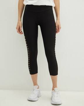 Buy Black Leggings for Women by ADIDAS 