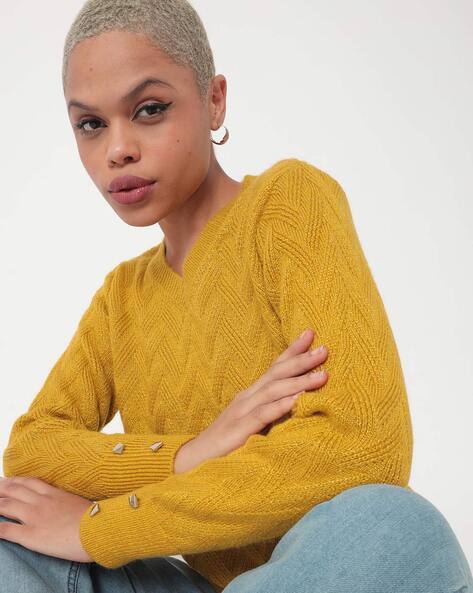 Buy Mustard Yellow Sweaters \u0026 Cardigans 