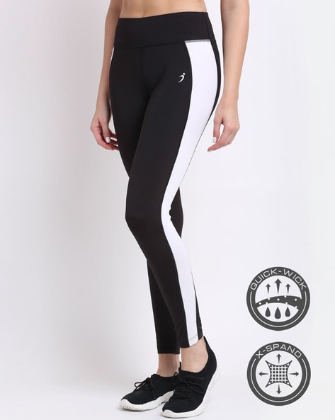Black and White Padded Knotted Leggings High Waist Butt Lifting Two Pi –  Karioca Girl
