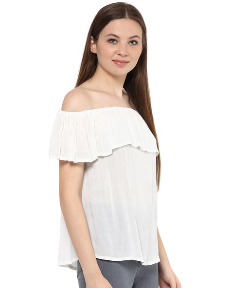 Buy White Tops for Women by Mayra Online