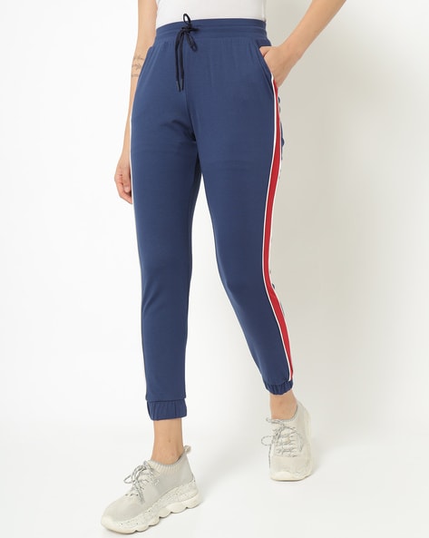 Tren women trousers & pan navy blue xs