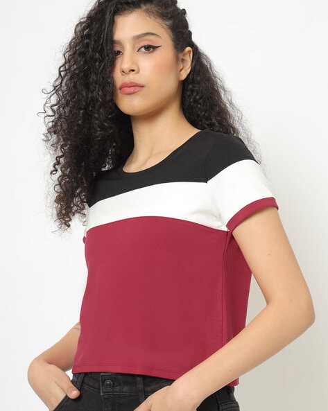 Buy Multicoloured Tops for Women by Teamspirit Online