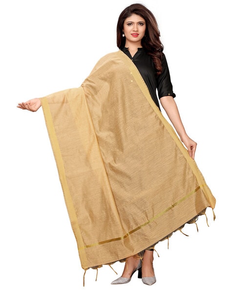 Dupatta with Contrast Border Price in India