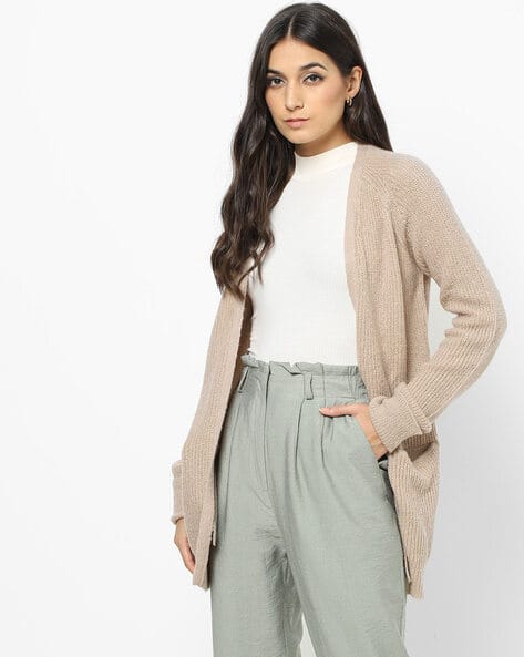 oversized knitted jacket