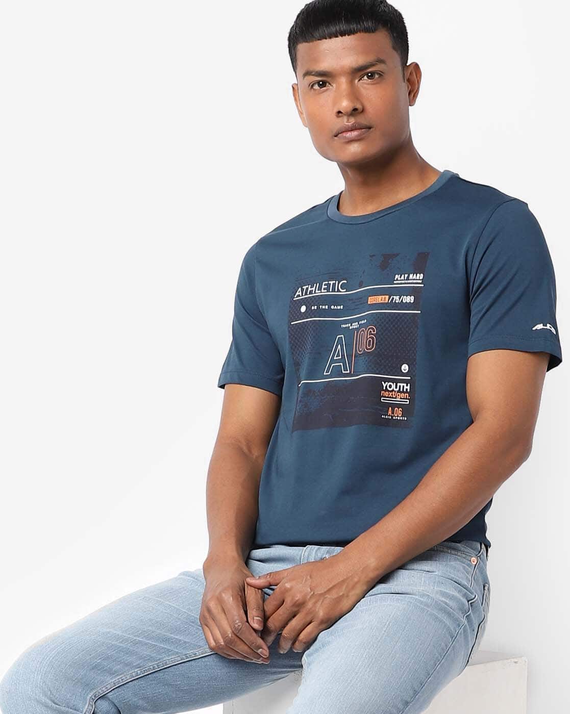 Buy Blue Tshirts for Men by ALCIS 