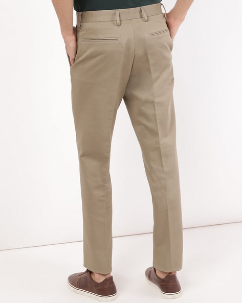 Buy Beige Trousers & Pants for Men by Marks & Spencer Online 