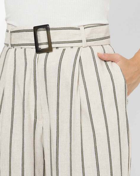 Topshop Striped Trouser Pants, Women's Fashion, Bottoms, Other Bottoms on  Carousell